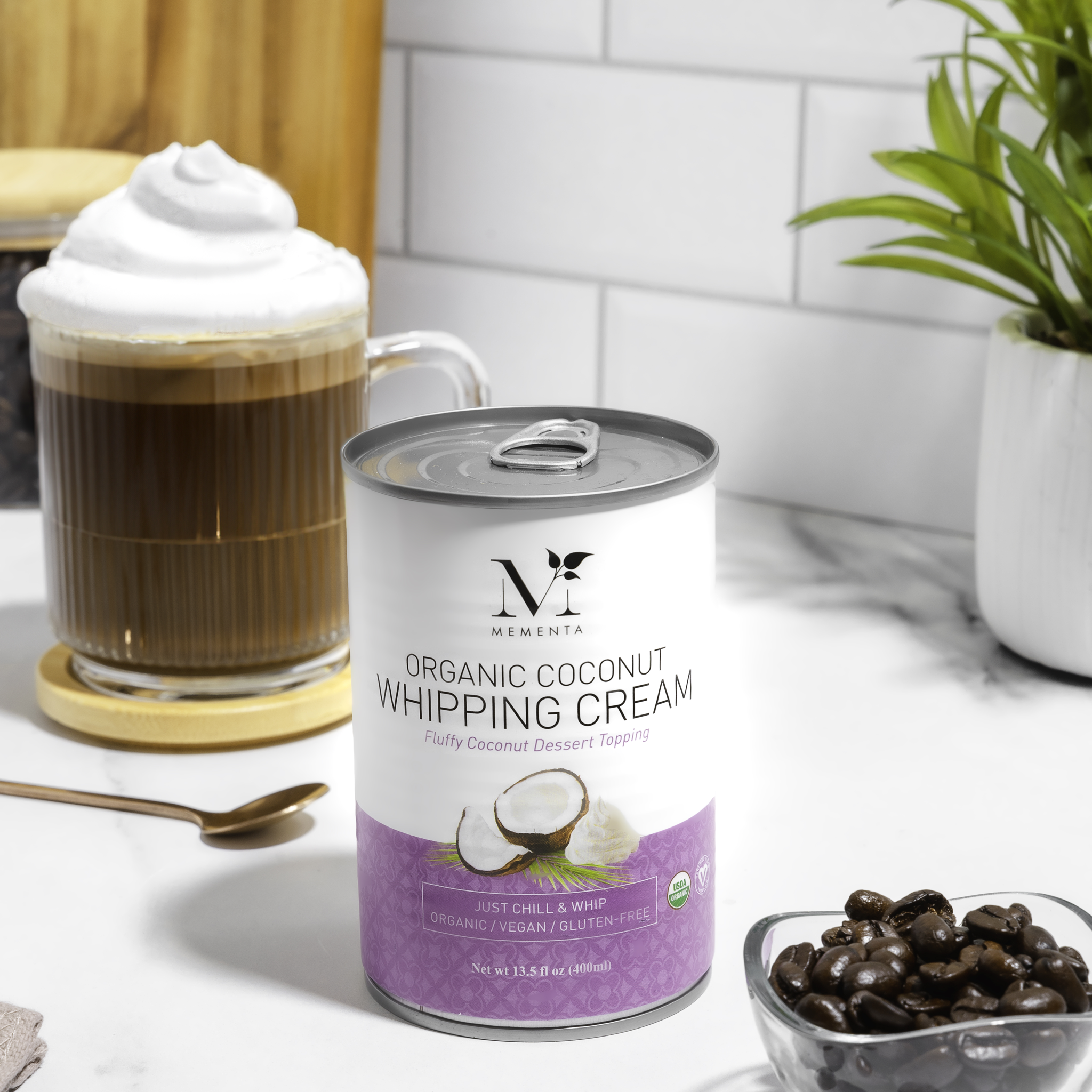 mementa coconut palm sugar Organic Coconut Whipping Cream