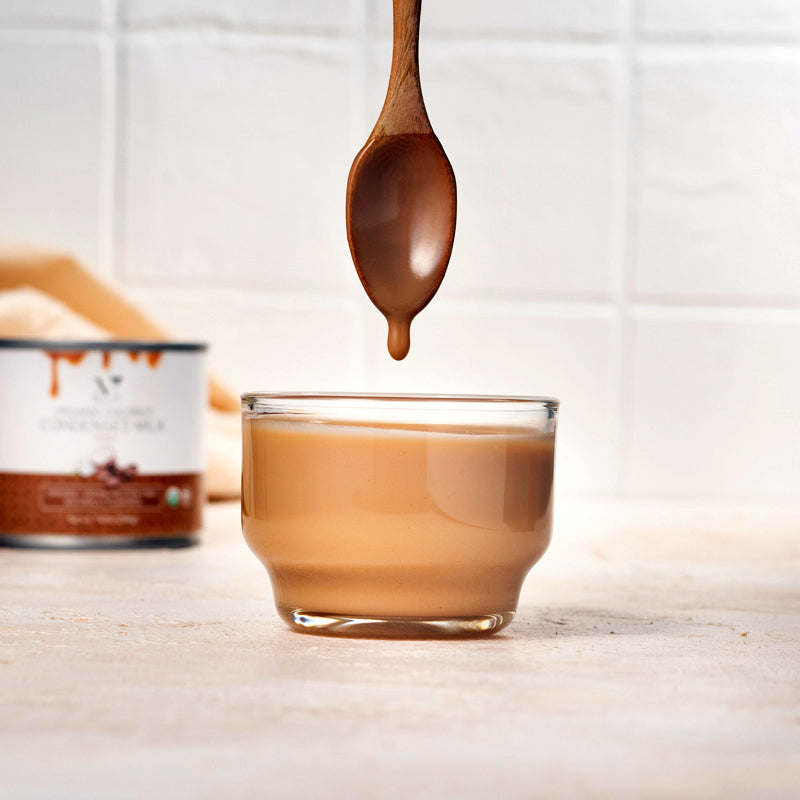 Organic Coconut Condensed Milk - Coffee | Mementa Inc | Organic Coconut Cooking Ingredients, Plant Based Foods & Beverages, Vegan Meat Alternatives