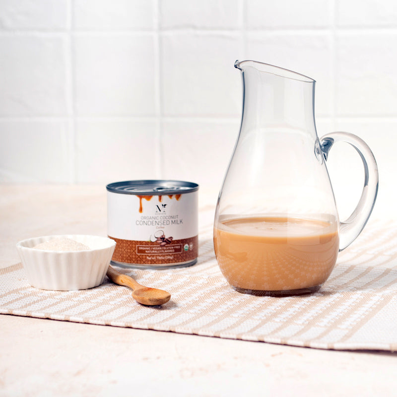 Organic Coconut Condensed Milk - Coffee | Mementa Inc | Organic Coconut Cooking Ingredients, Plant Based Foods & Beverages, Vegan Meat Alternatives