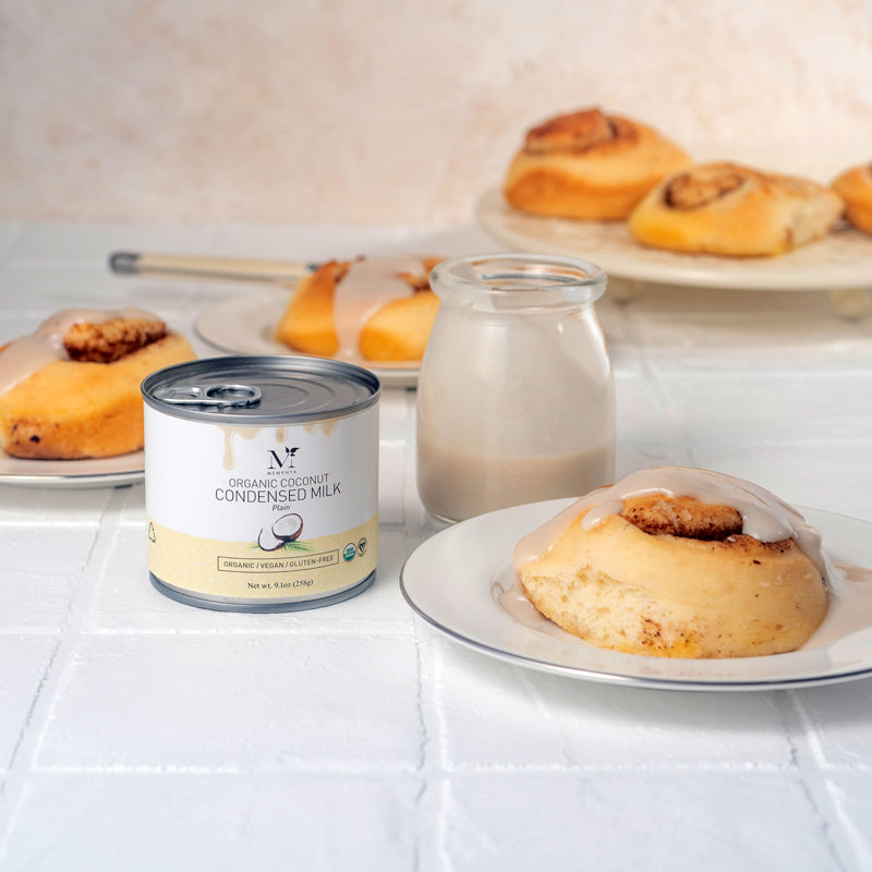 Organic Coconut Condensed Milk - Plain | Mementa Inc | Organic Coconut Cooking Ingredients, Plant Based Foods & Beverages, Vegan Meat Alternatives