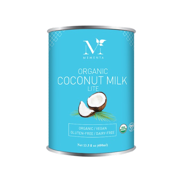 Organic Coconut milk lite | Mementa Inc | Organic Coconut Cooking Ingredients, Plant Based Foods & Beverages, Vegan Meat Alternatives