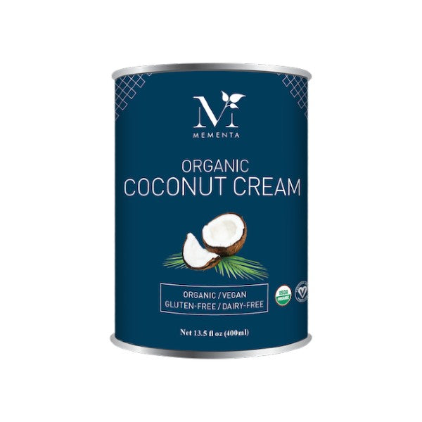 Organic Coconut Cream | Mementa Inc | Organic Coconut Cooking Ingredients, Plant Based Foods & Beverages, Vegan Meat Alternatives
