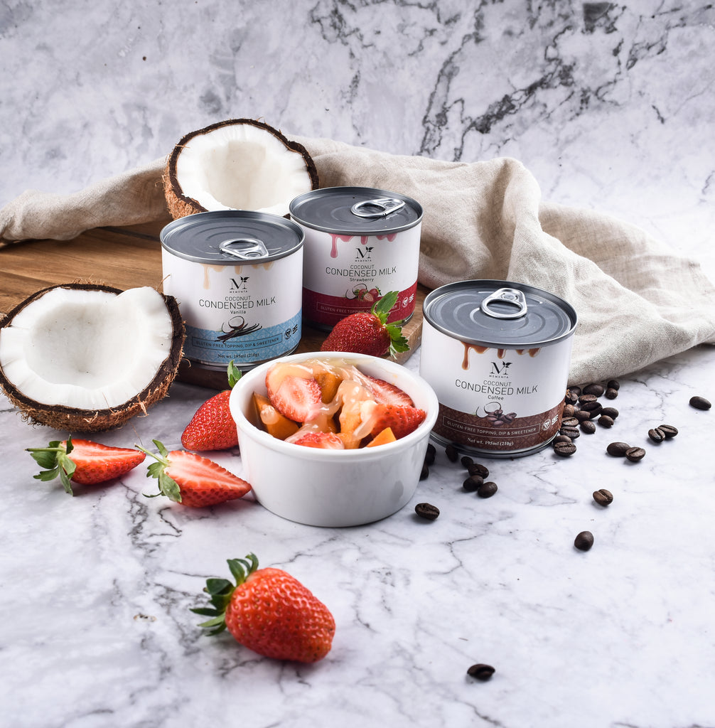 Coconut Condensed Milk - Coffee | Mementa Inc | Organic Coconut Cooking Ingredients, Plant Based Foods & Beverages, Vegan Meat Alternatives